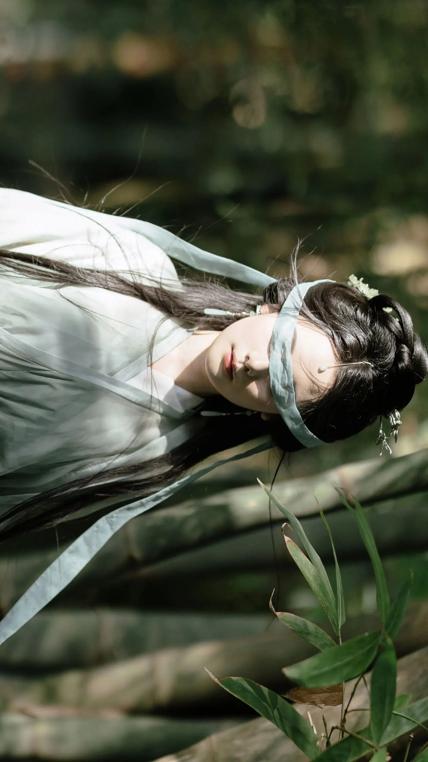 摘下丝带，就会变强的设定～