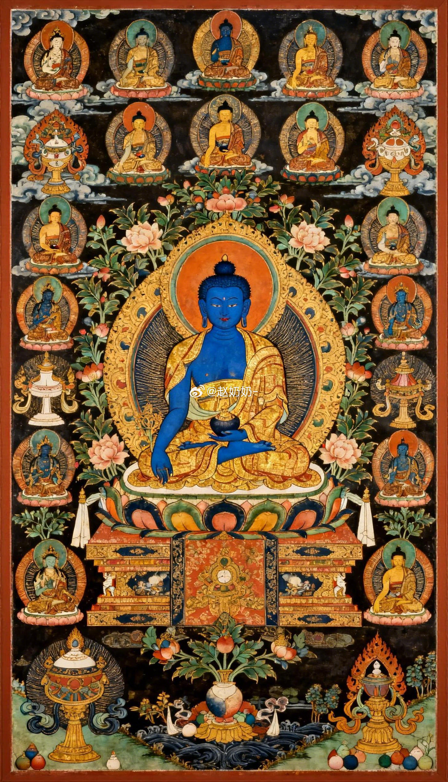 药师佛福佑所临，病厄有退，家宅有宁；所你念之人，皆在安稳之中。好运护体