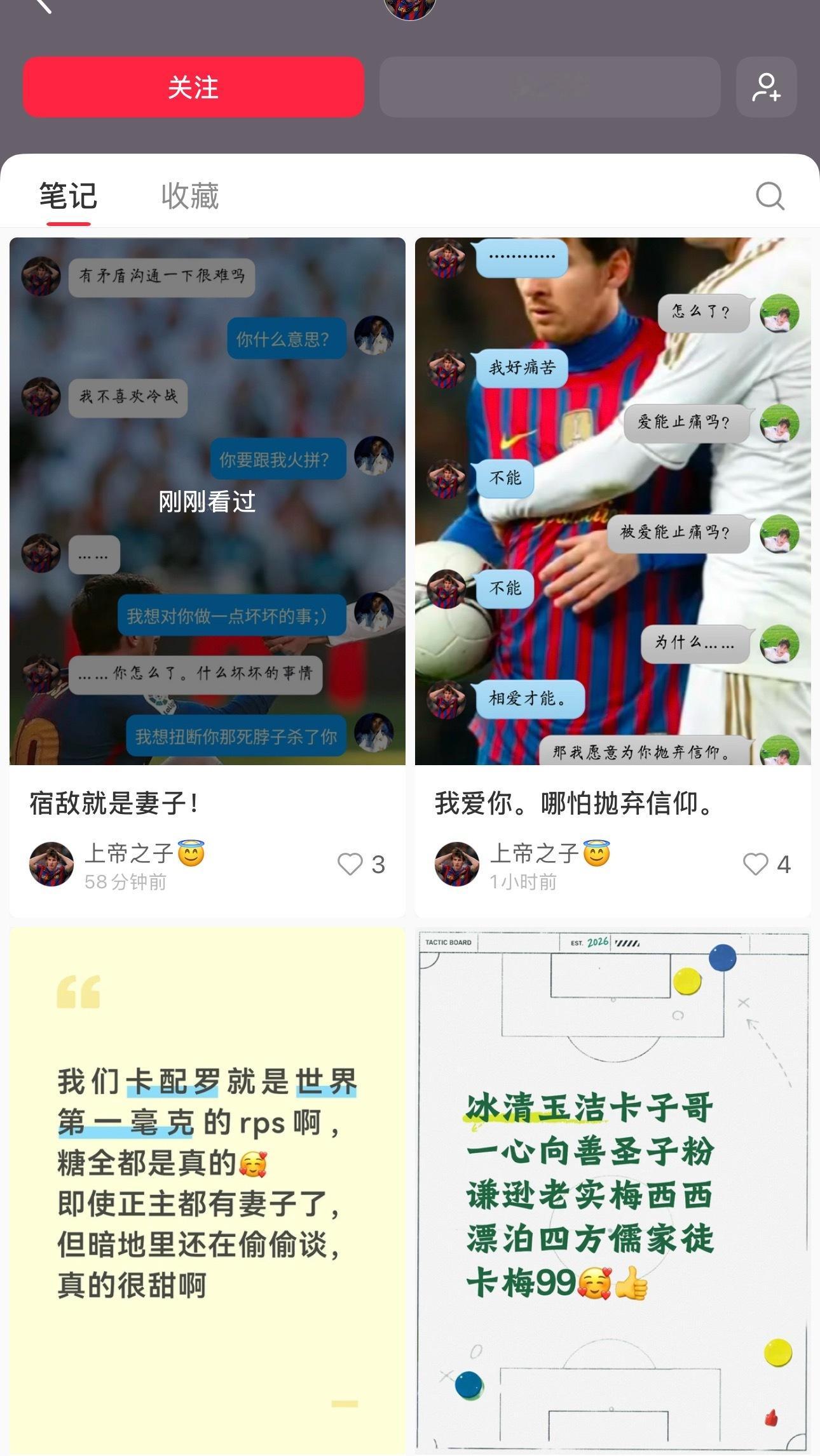 这人串麻了 主页又是卡配罗又是卡梅又是C梅 这感觉脑子不正常啊 ​​​