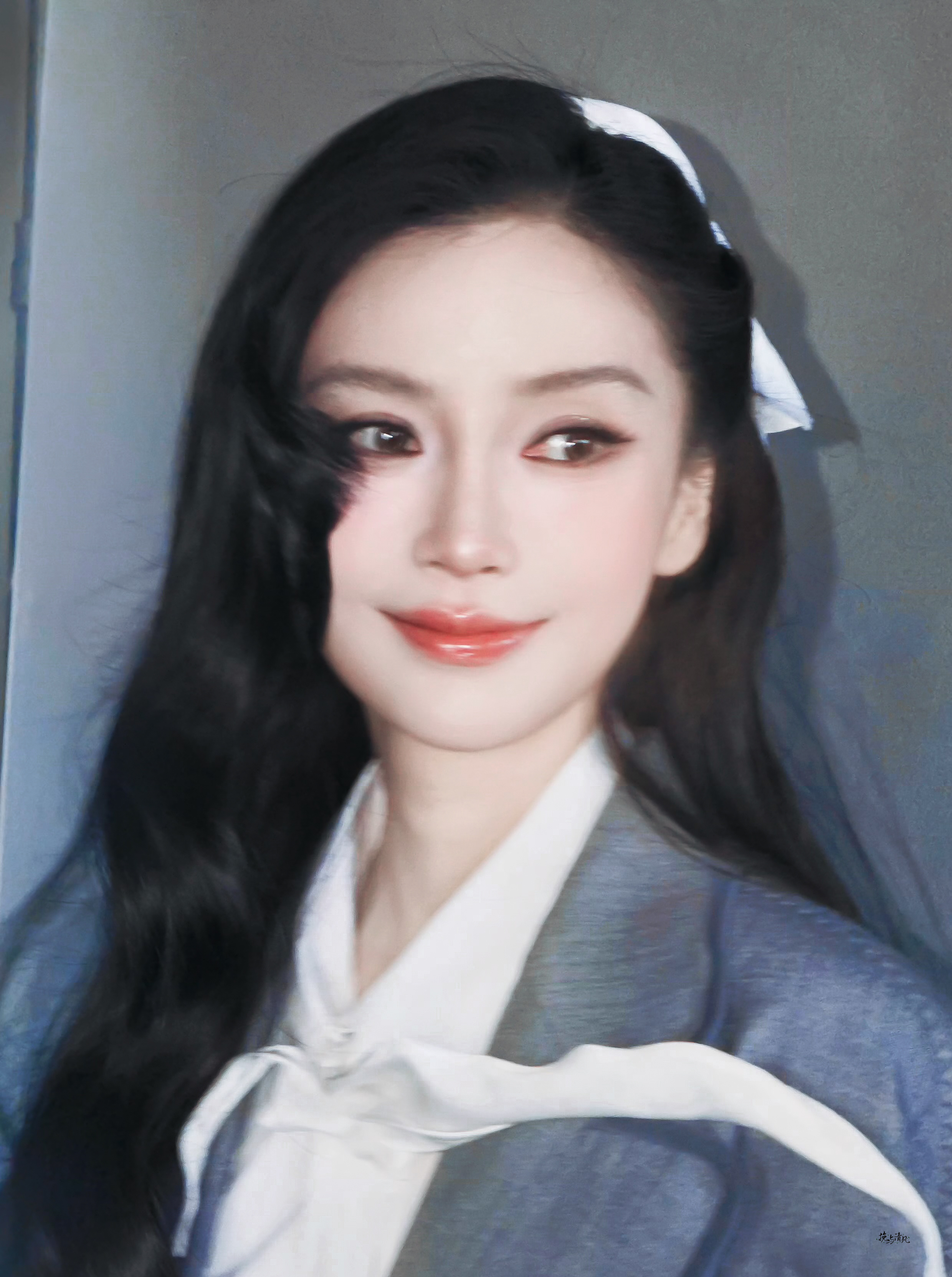 🔸angelababy｜意法璀璨之夜 angelababy灰色西装裙造型