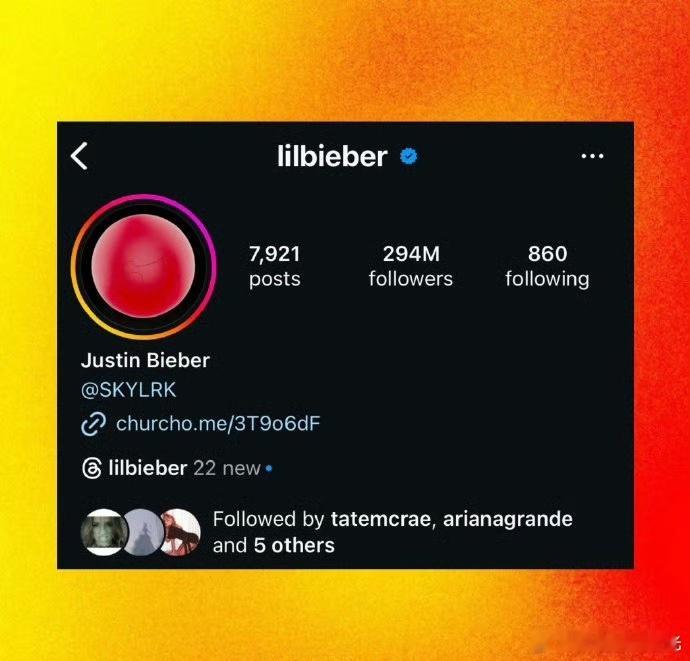 比伯改了ins名比伯改ins名 比伯Justin Bieber已将其 Insta