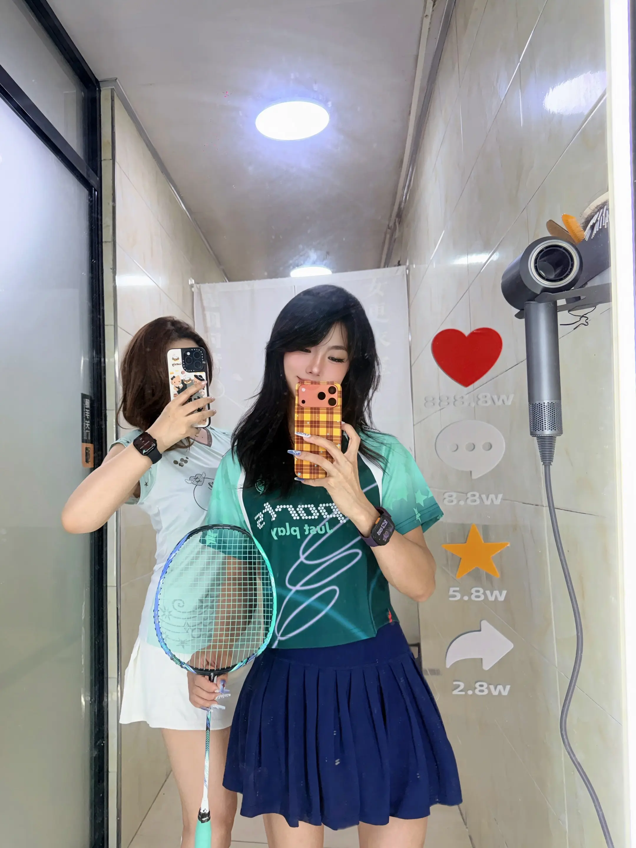 竟然不和我打球 你胆子肥嘟嘟的🏸。 🏸