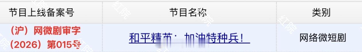 黄俊捷《加油特种兵》今日过审下证，燥候舰长