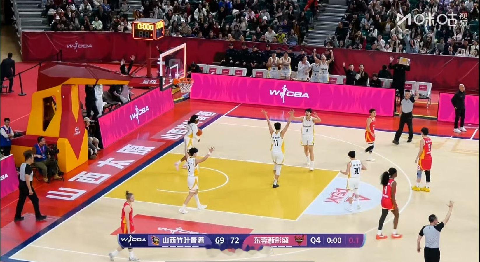 今晚结束的一场WCBA常规赛，在客场以72比69击败山西女篮，豪取开季9连胜。科