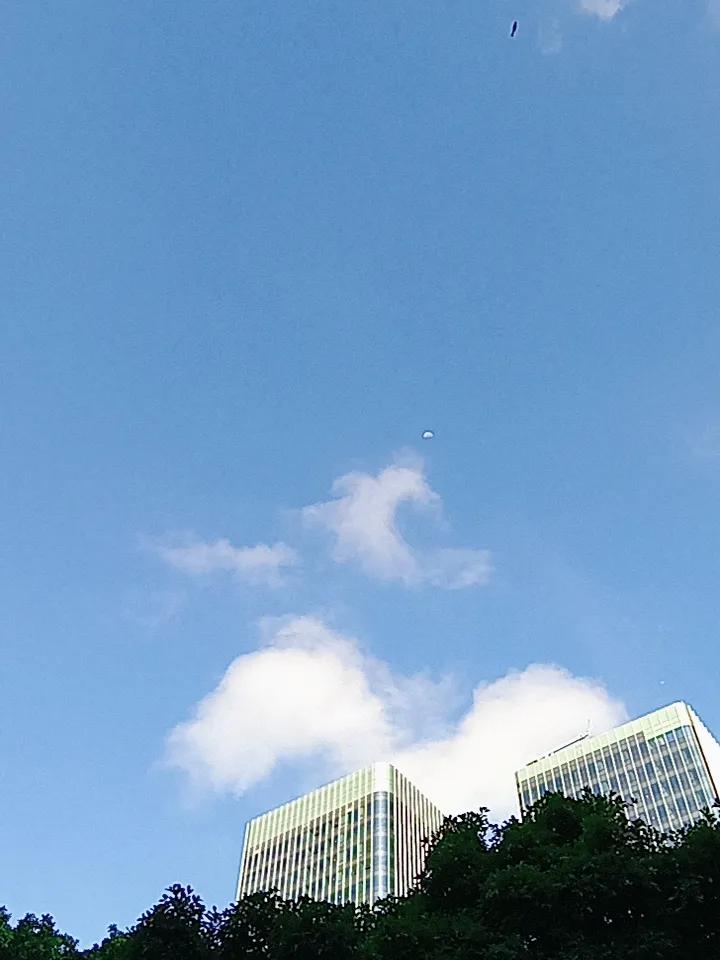 这蓝天白云，很治愈
