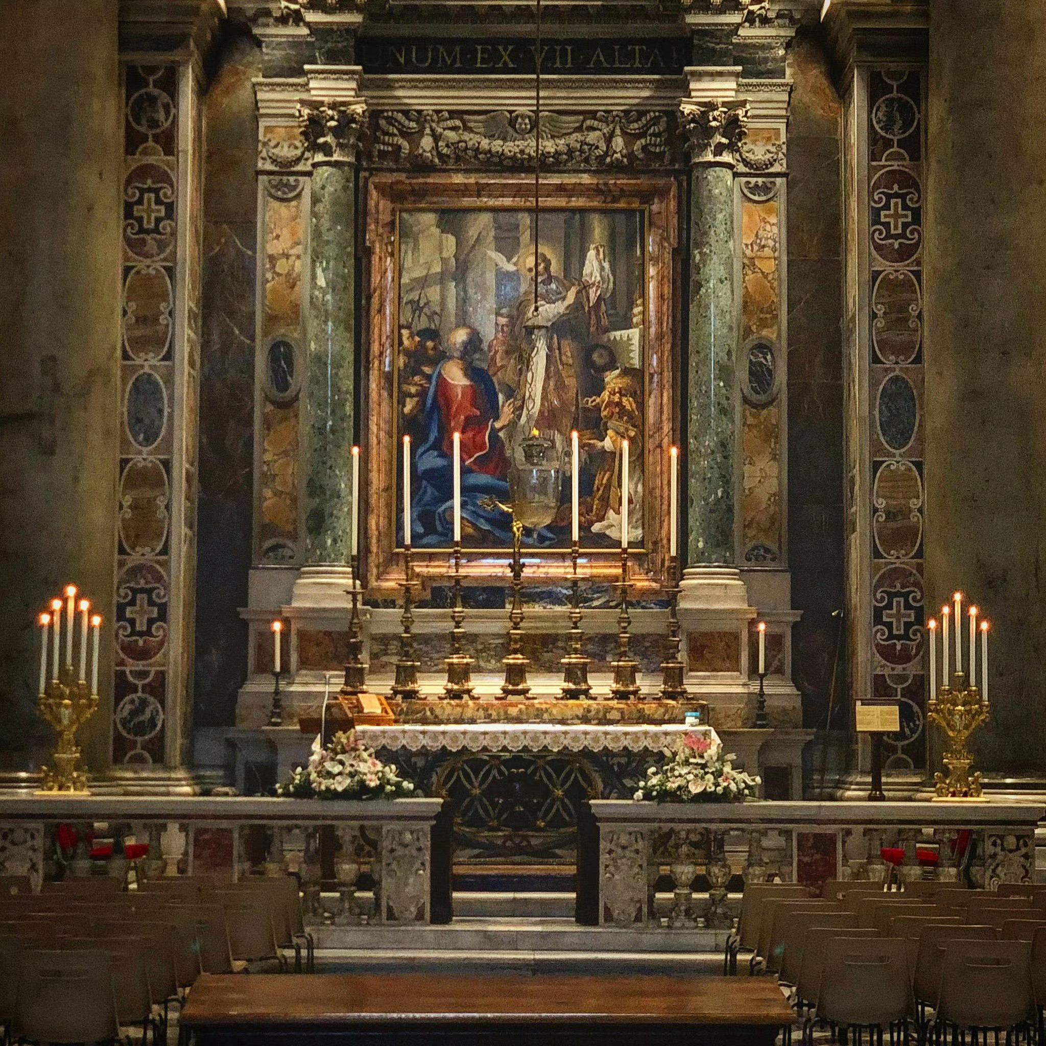 When in Rome on the Feast of Pope Saint 