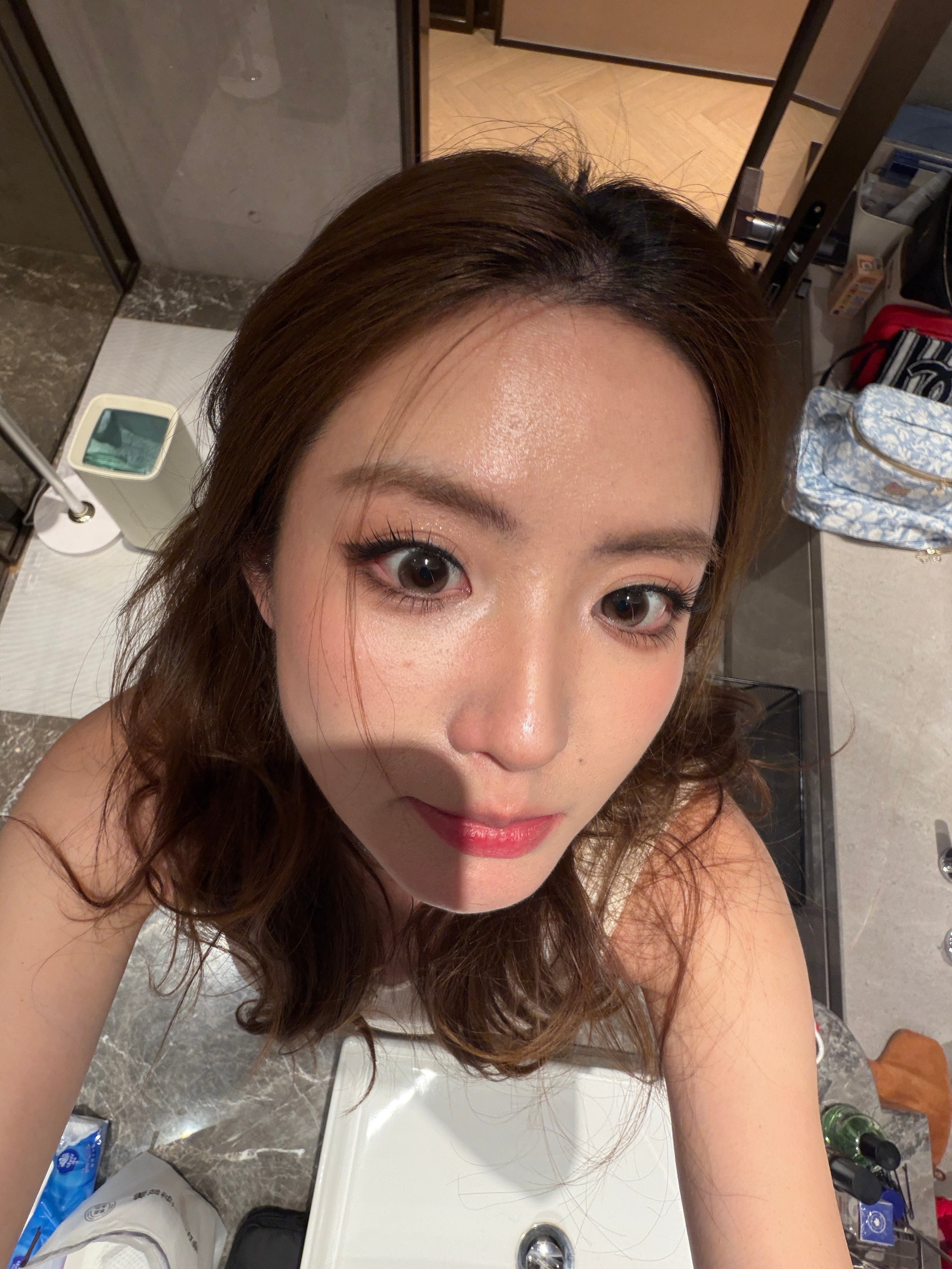 这个妆效 12点到现在了简直 