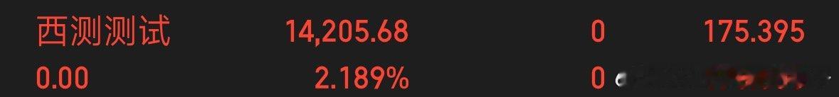 西测测试我已全部卖出 