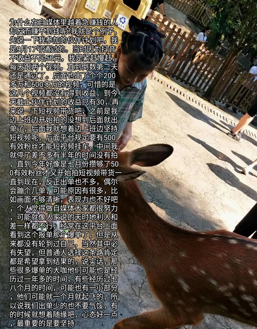 为什么在自媒体里越着急赚钱的人却反而赚不到钱呢?我就是个例子，先说一下我参加的伙