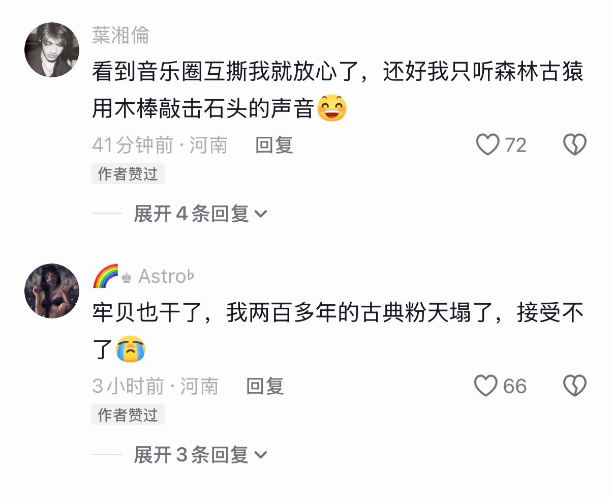 笑的我想死！（不过这里怎么也有陶老大，陶老大天赋远超贝多芬是既定事实，不说了，听