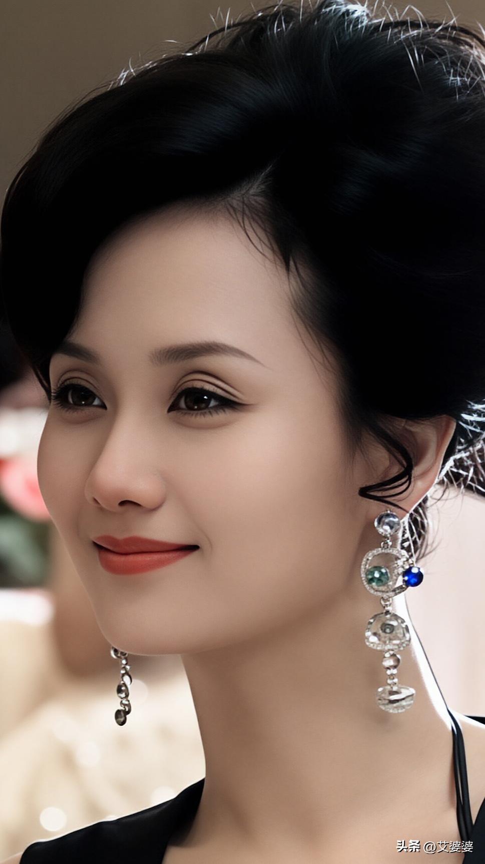 被称为“东方美人”的女演员57岁的李颖
