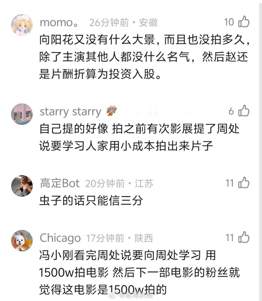 向阳花低成本拍的应该是真，但成本1500w属实有有点假，给阿嬷的情书全素人班底都