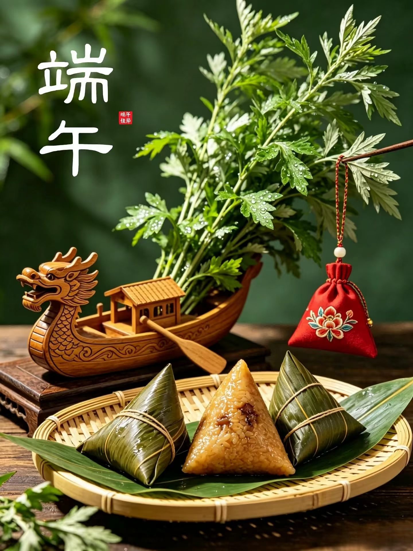 🌱  端午安康🌱愿烦恼“粽”会散，好运“粽”相逢 。 