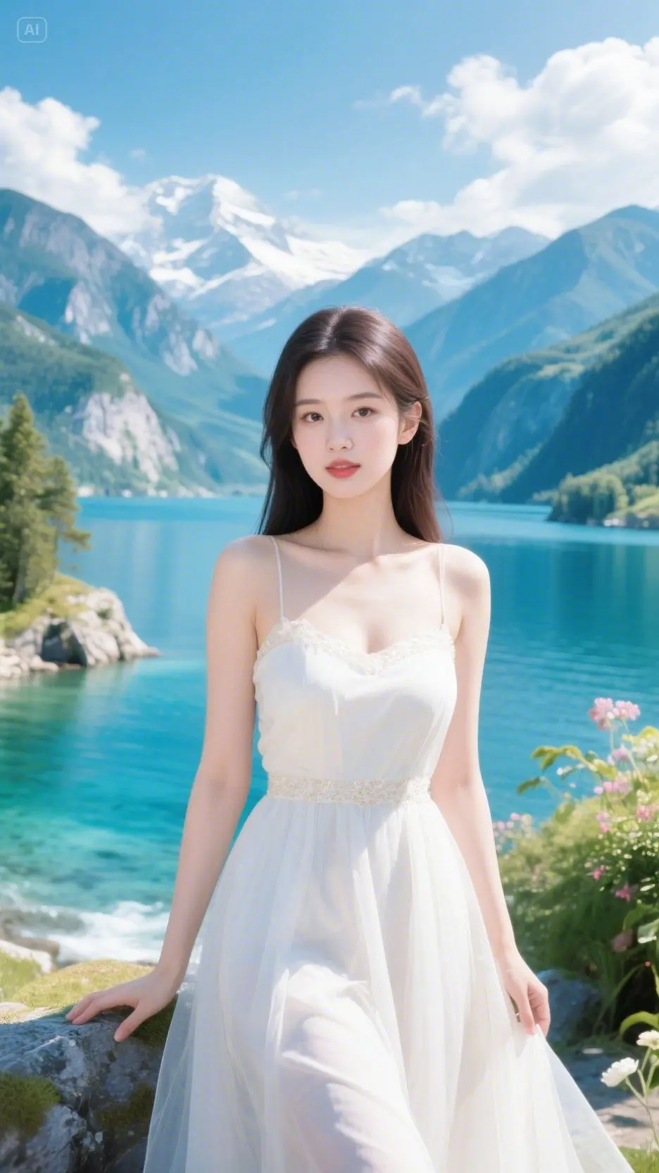 即梦AI 精美壁纸 全屏高清手机壁纸 甜美风