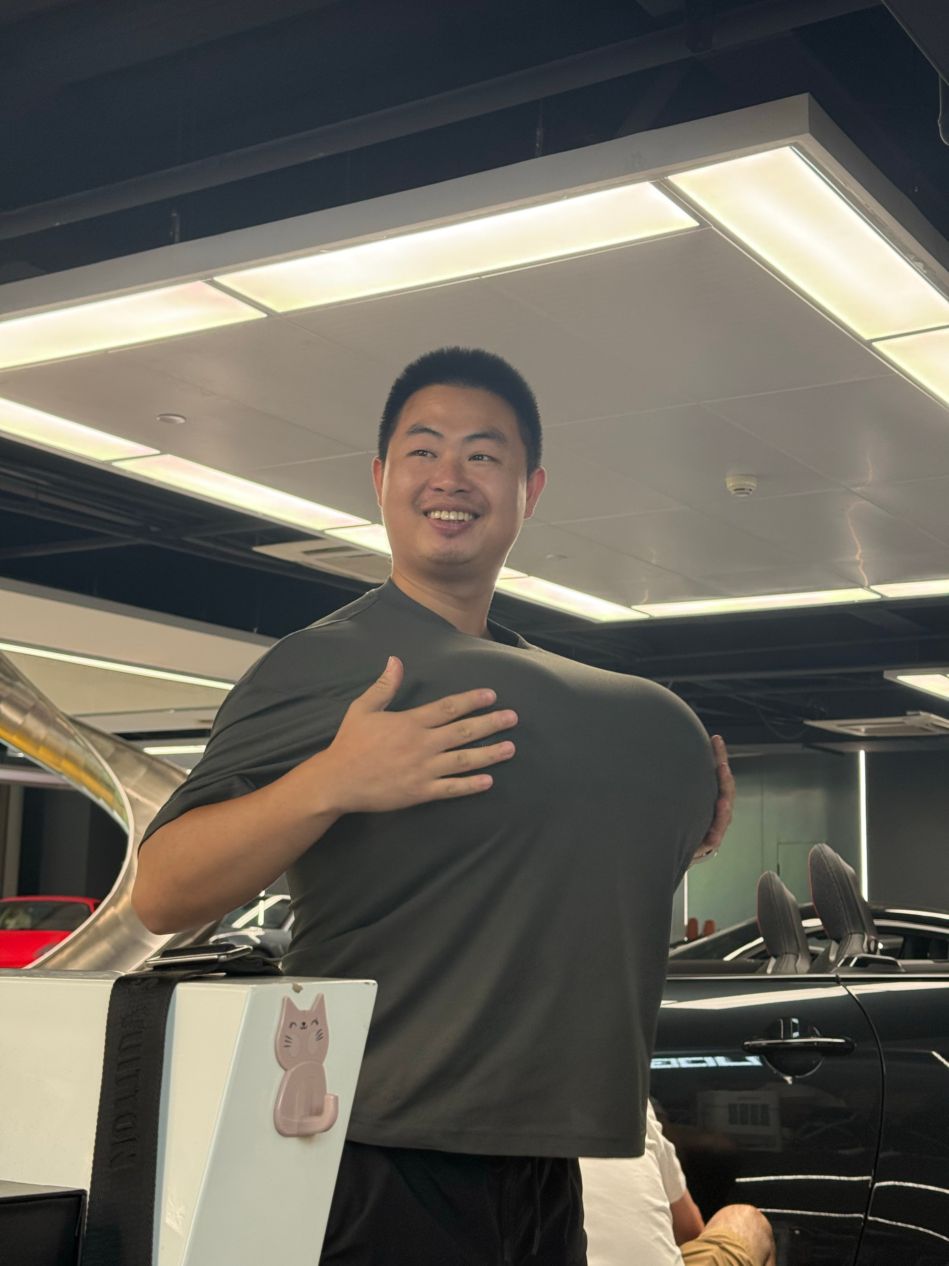 这胸肌不错，够劲