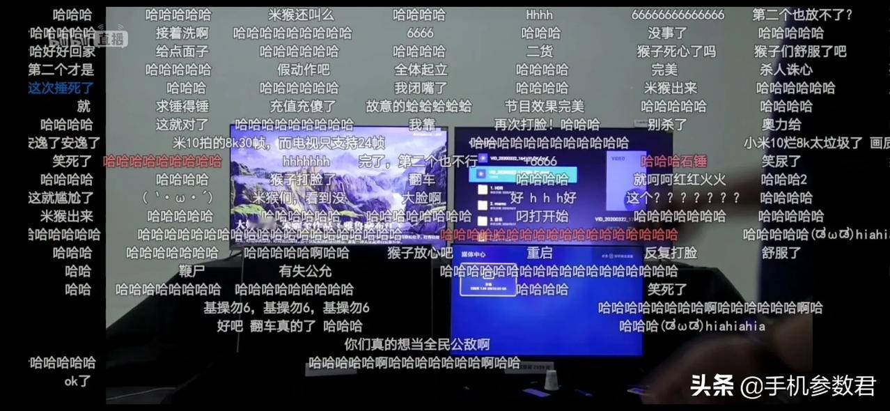 刚看完小米电视9999直播对比荣耀智慧屏2999，总结如下
1、开机速度
荣耀2