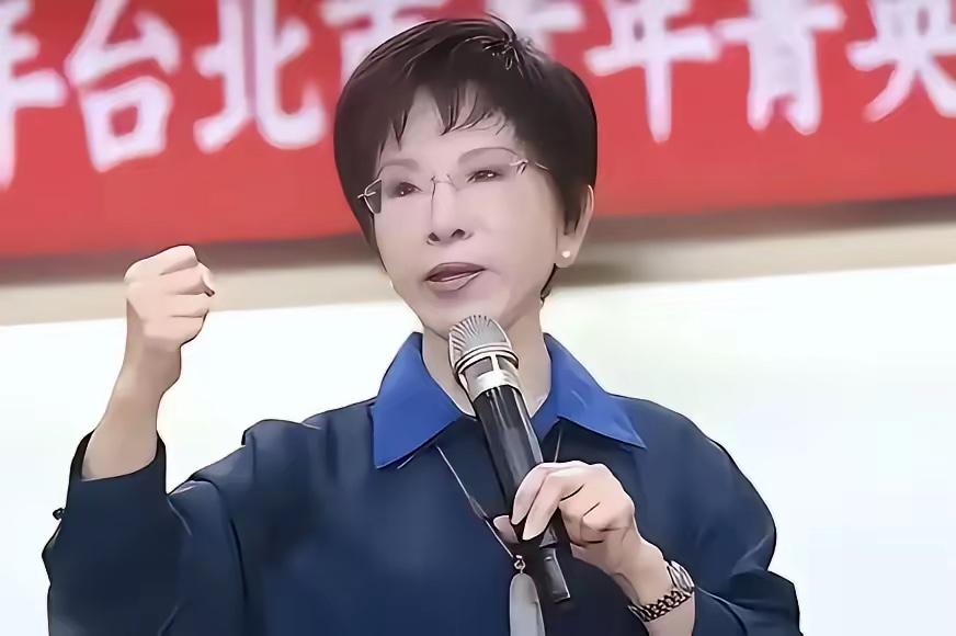 国民党大佬洪秀柱这回是彻底摊牌不装了！

会场吵得不行，她一抬手，全场静下来。眼