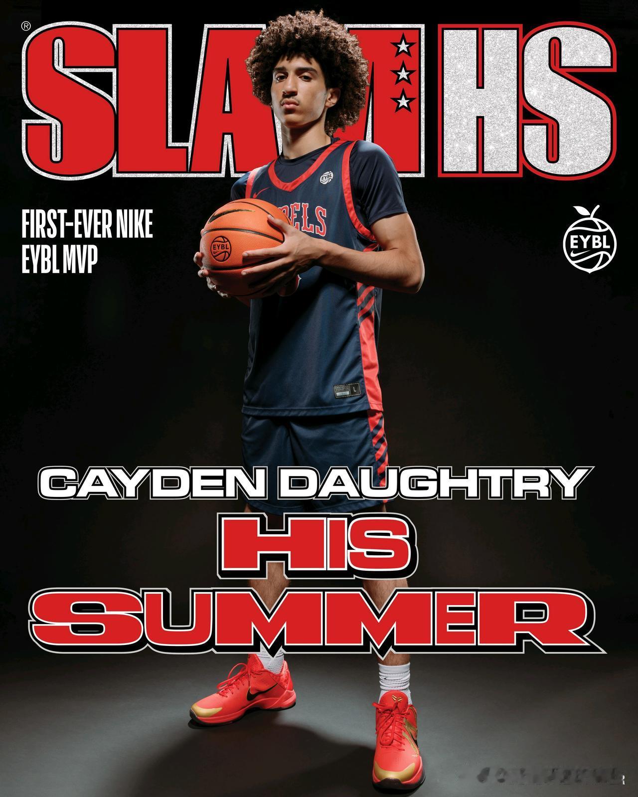 控卫Cayden Daughtry直接登顶耐克EYBL的历史巅峰，作为史上首位E