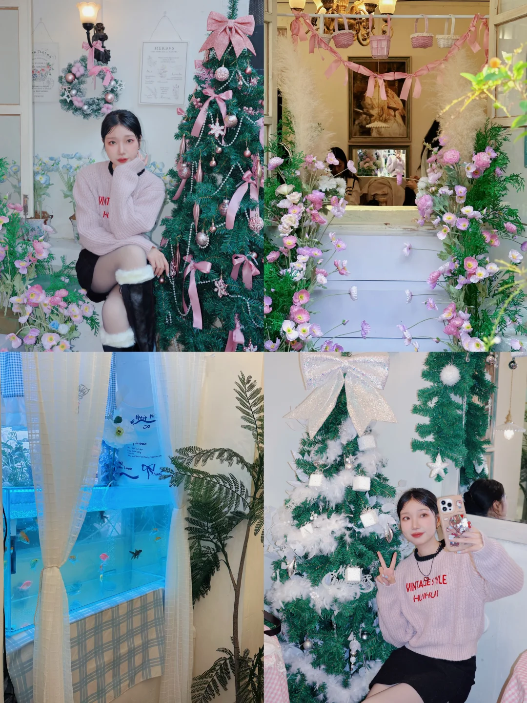 南宁！粉色圣诞树🎄提前过个🔔圣诞节