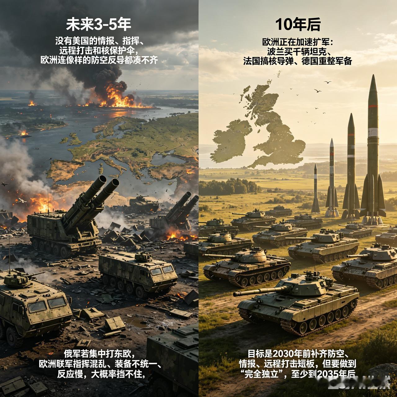 没了美国，欧洲能独自扛住俄罗斯吗？真相很现实
 
俄乌冲突打了四年，欧洲嘴上喊“