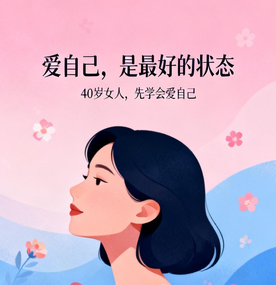 40岁女人，先学会爱自己

爱自己，
是最好的状态

管住自己的情绪
关注自己的