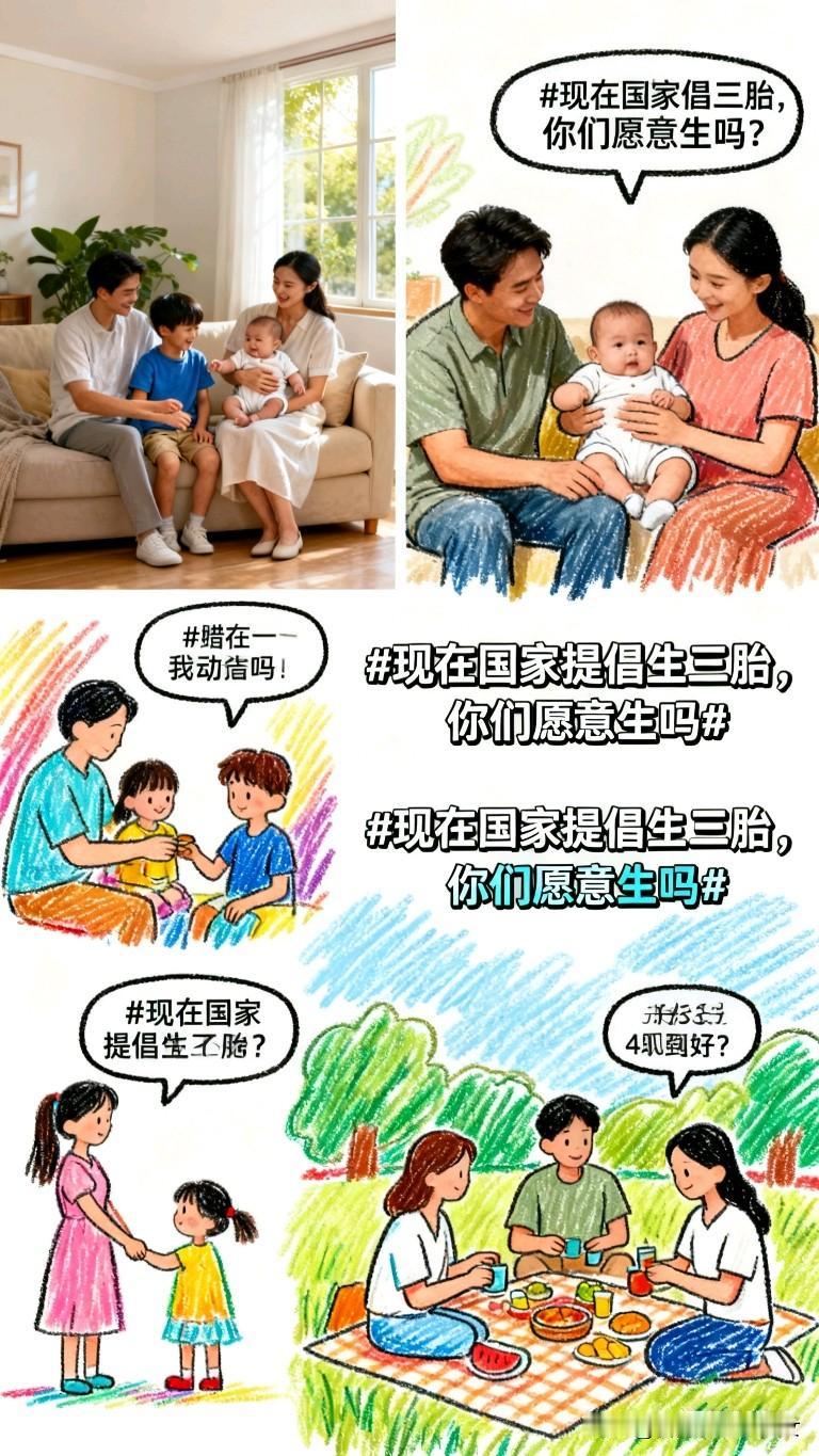 家人们谁懂啊！国家喊生三胎，可生娃像开“碎钞机”——奶粉、学区房、兴趣班样样烧钱