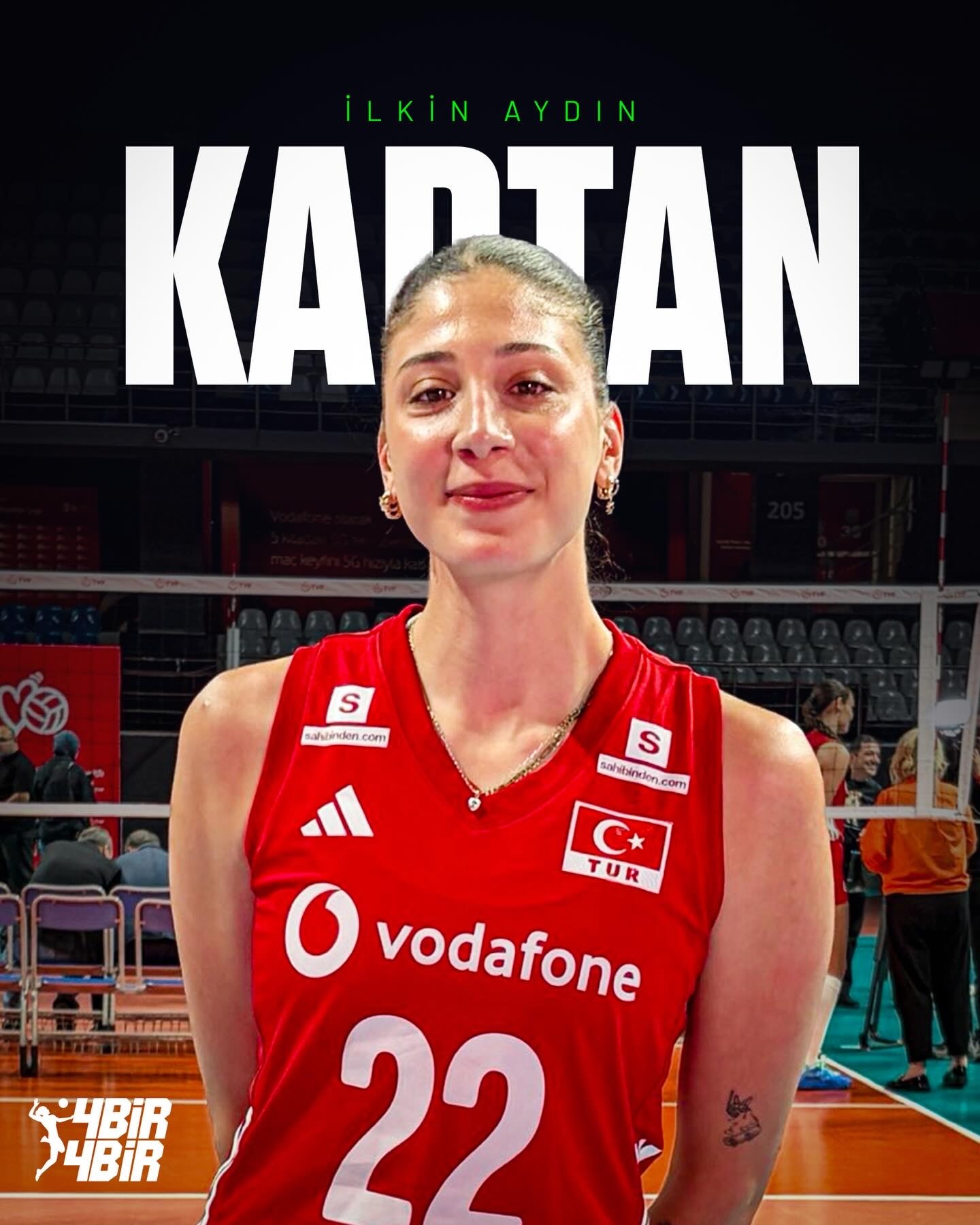 伊尔金将出任土耳其🇹🇷女排VNL第一周的队长！ 