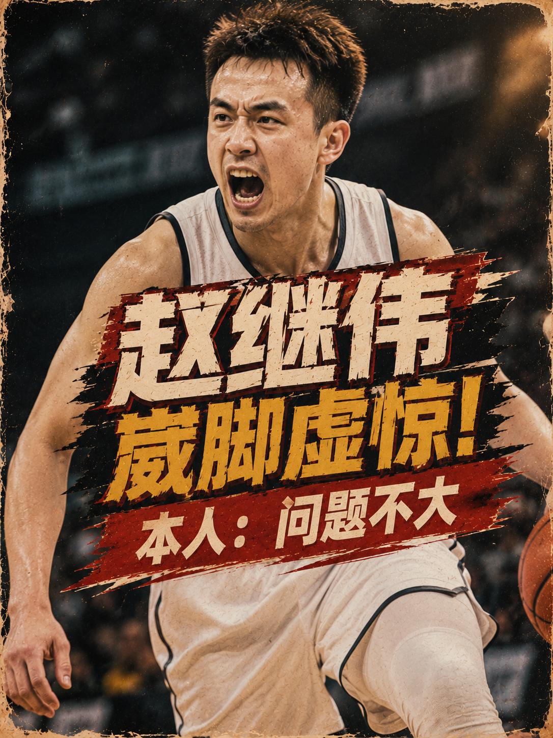 球迷们可以放心了，赵继伟的伤病并无大碍。如果他的伤病加重，那么必然会进一步拉低中