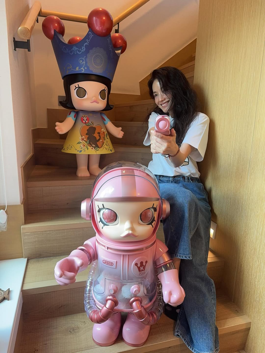 舒淇妈咪七夕节发射爱心💗 ​​​