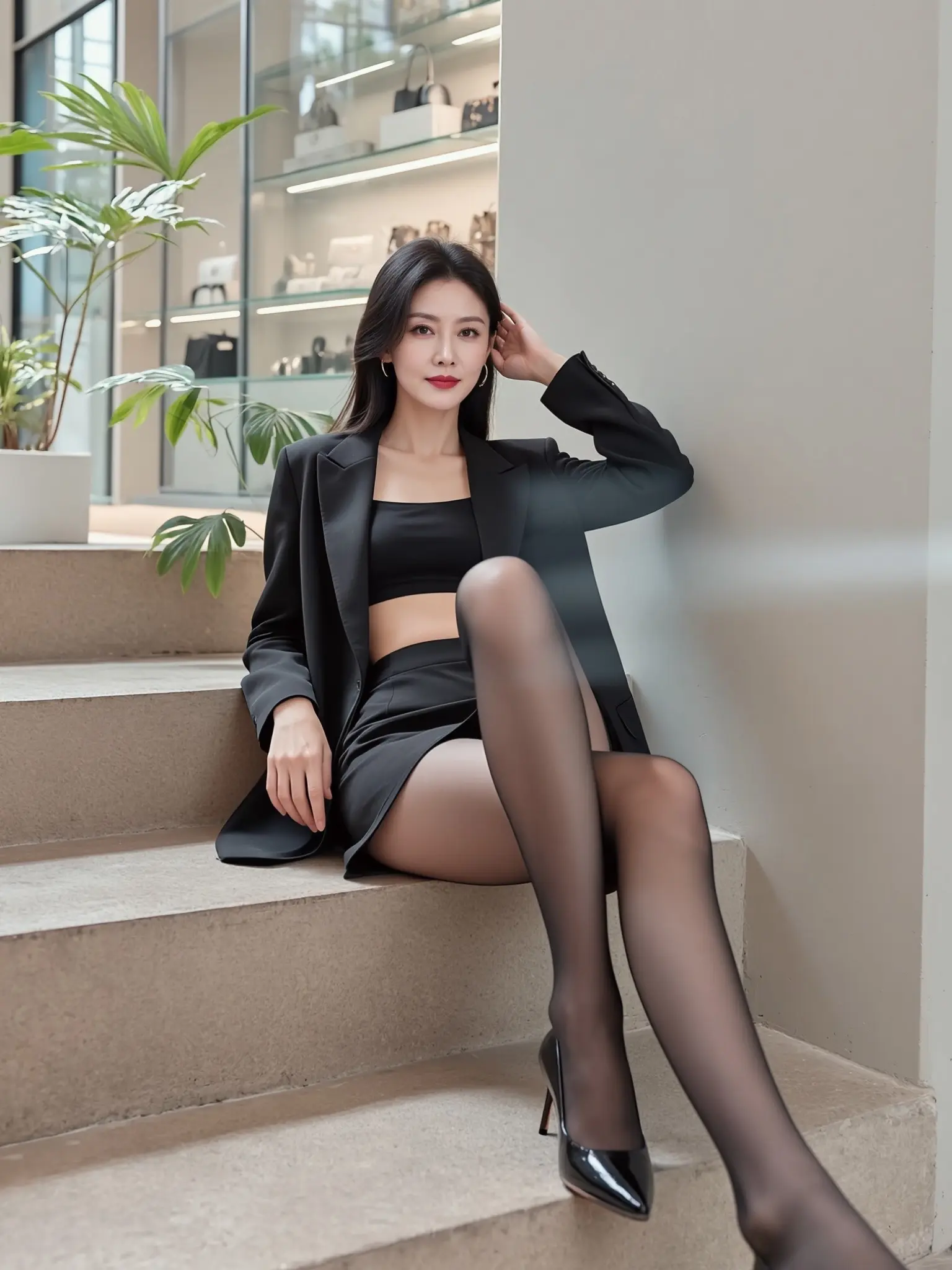 AI都市休闲照 随变ai随便玩