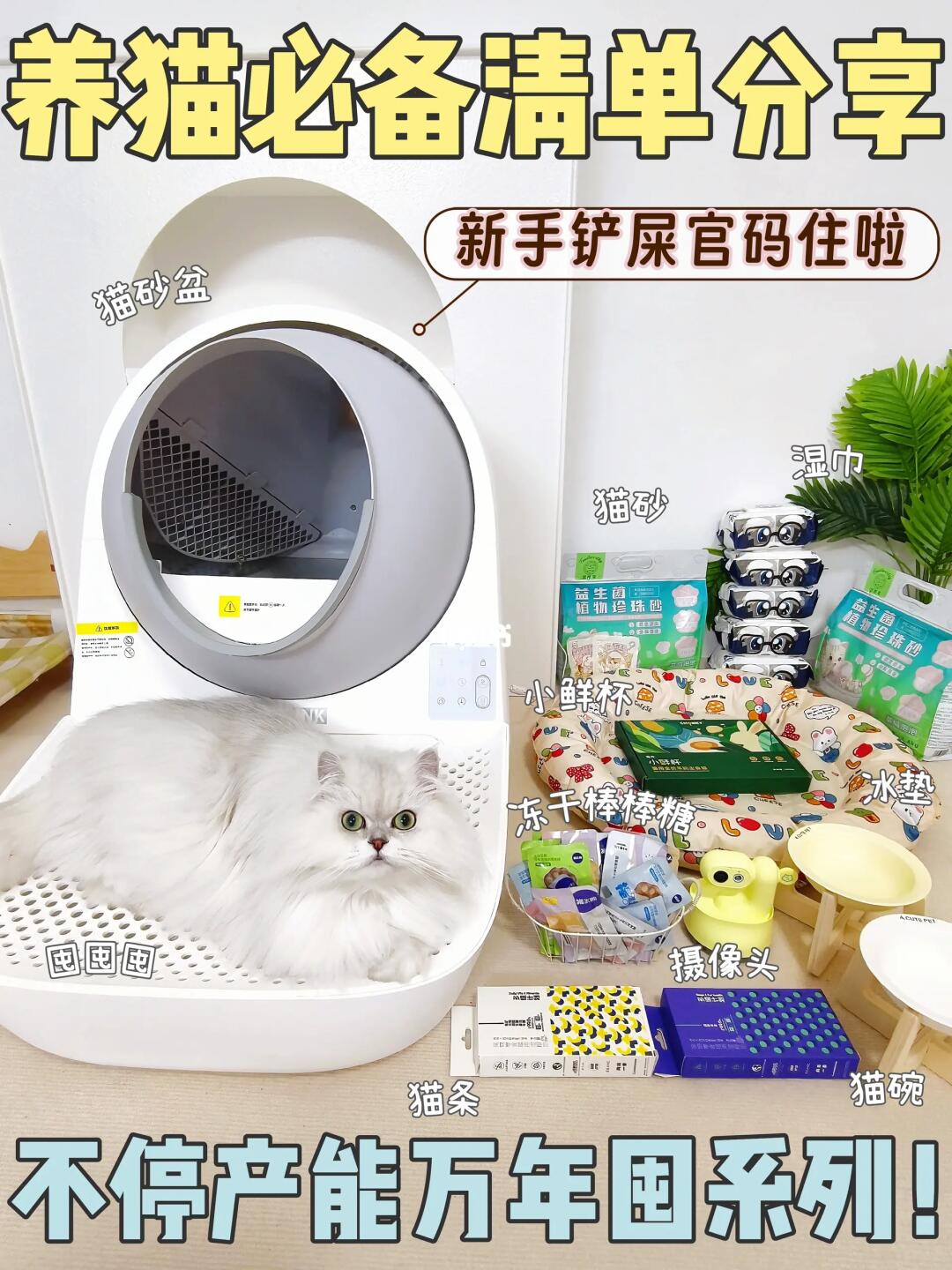 养猫必备清单分享！不停产能万年囤系列~