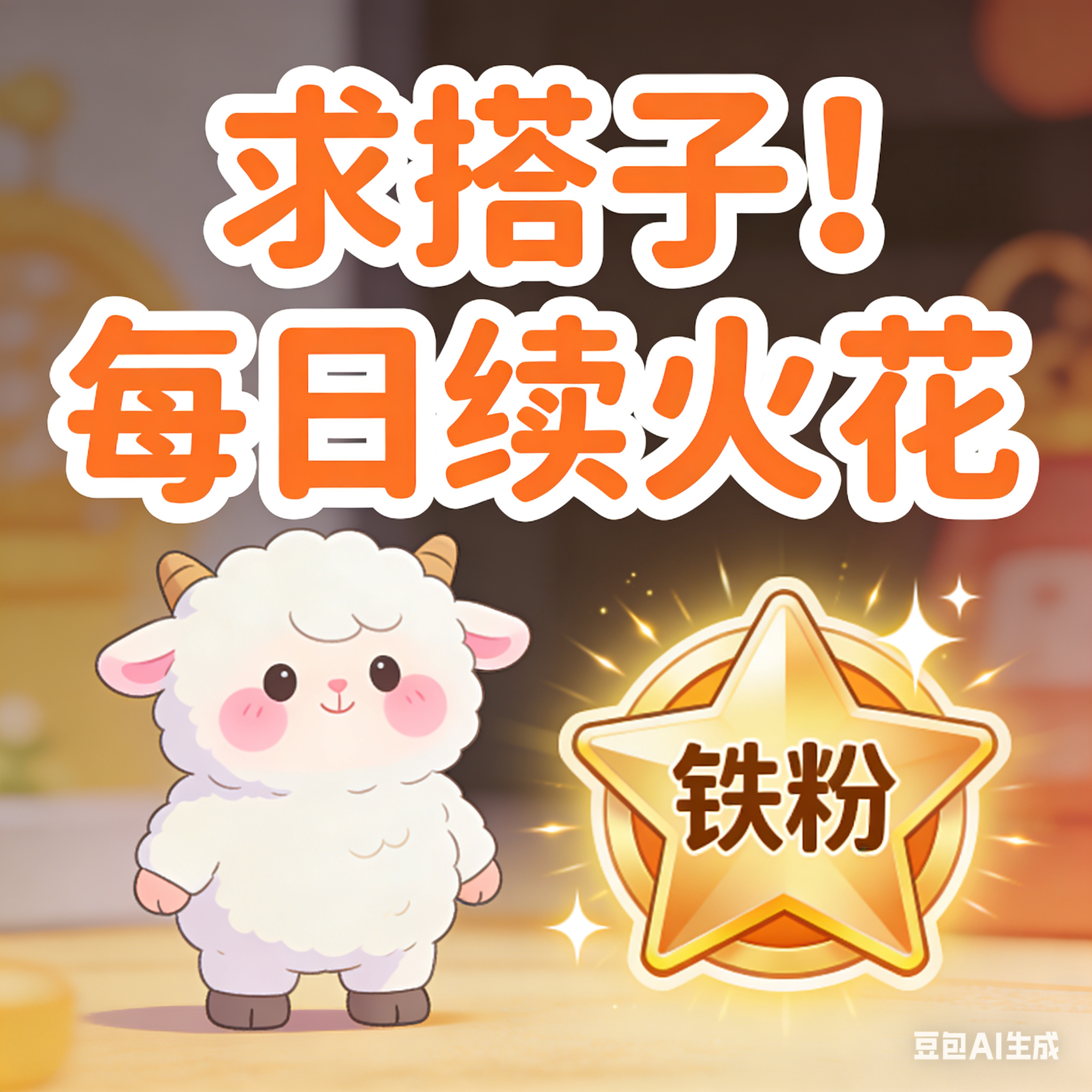 养🐑养铁粉ing！每日互动打卡缺一不可，路过的宝留句“冲”，火花续起来！ 