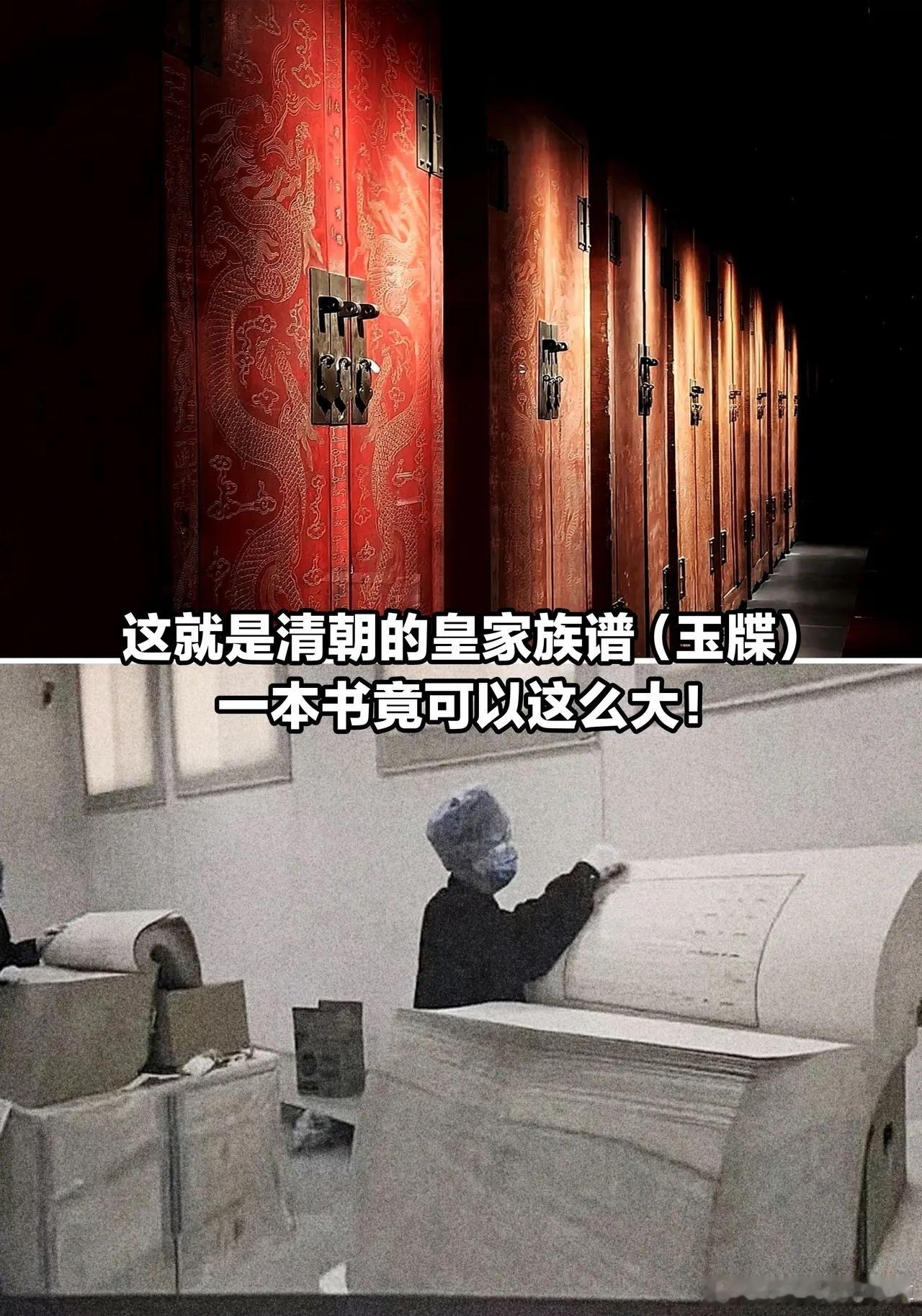 这就是清朝的皇家族谱，竟可以这么大！ ​​​