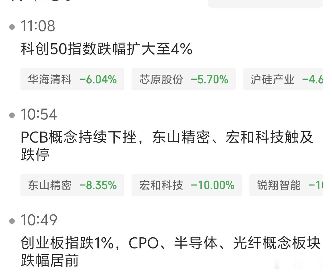 东山精密跌停东山精密跌停也正常，今天科创50指数都跌蛮惨的毕竟前期热门板块，都涨