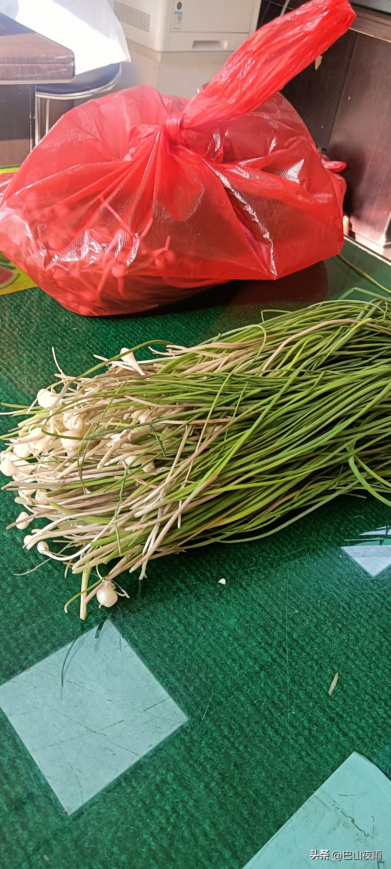 春天的第一口鲜，非野葱莫属！
 
谁懂啊！春天就馋这一口野葱！刚从地里挖出来的，