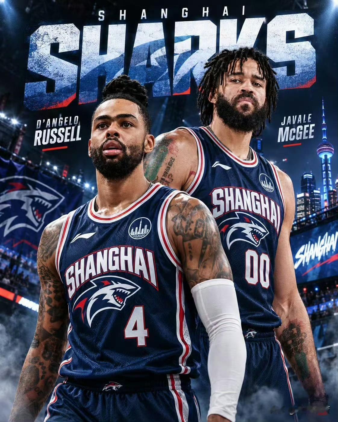 CBA大结局？NBA巨星拉塞尔携手麦基加盟上海！

据多方媒体消息，CBA新科冠