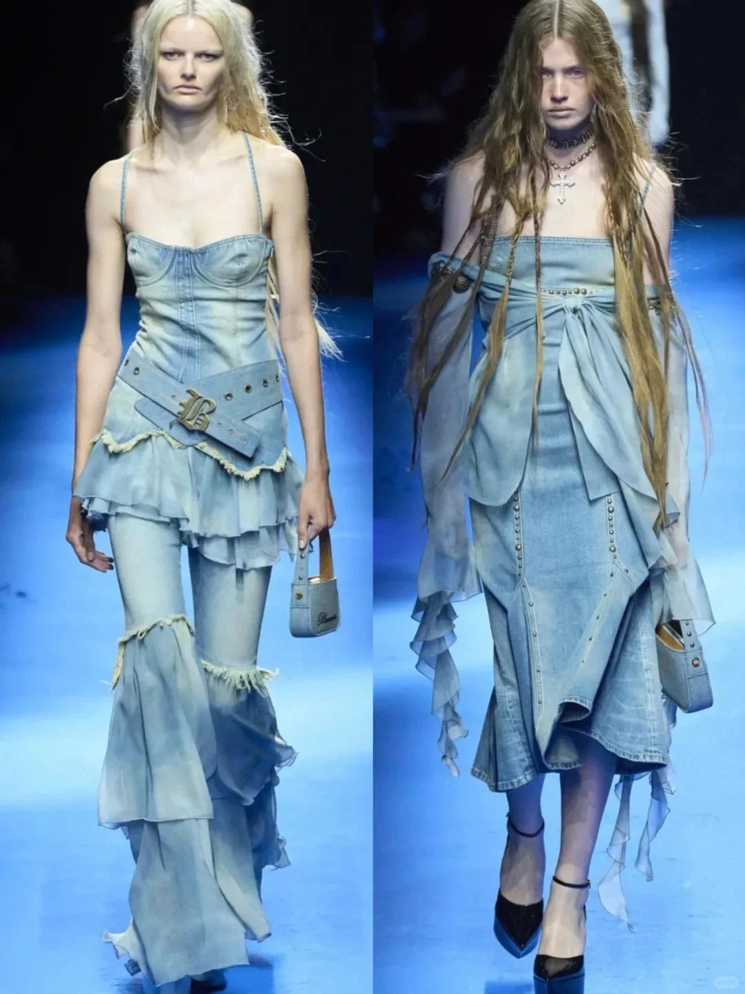 秀场Blumarine2023 SS“暗黑哥特美人
