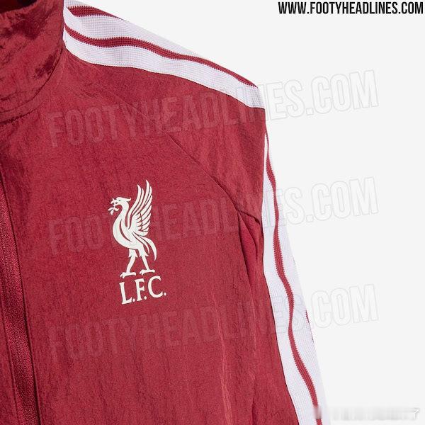 利物浦2026-2027赛季的全新外套。这款由阿迪达斯打造的夹克，以大胆创新的方