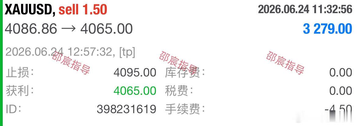 日内第三單：4086布局进场，4065到达目标位，4095做好风控区间，顺利拿下