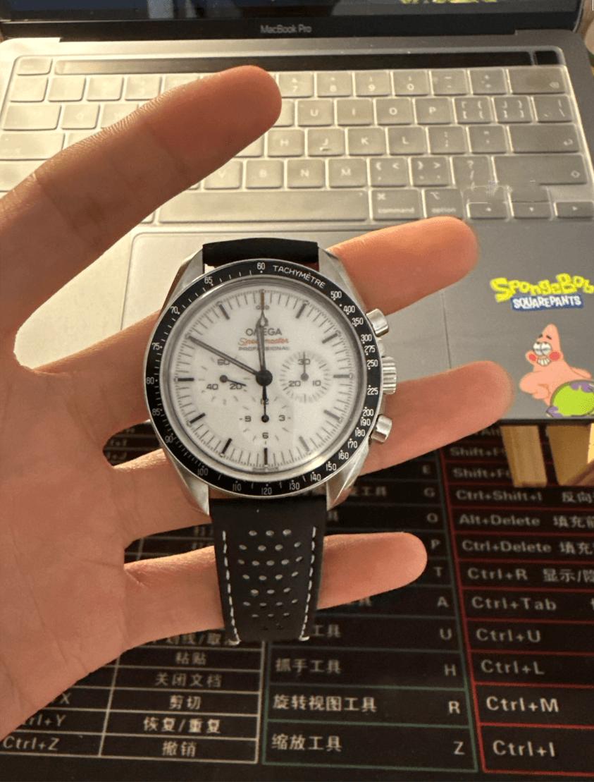 【人懒还玩手动超霸？请个祖宗伺候】 没入手前，被超霸的登月底蕴和白盘颜值狠狠拿捏