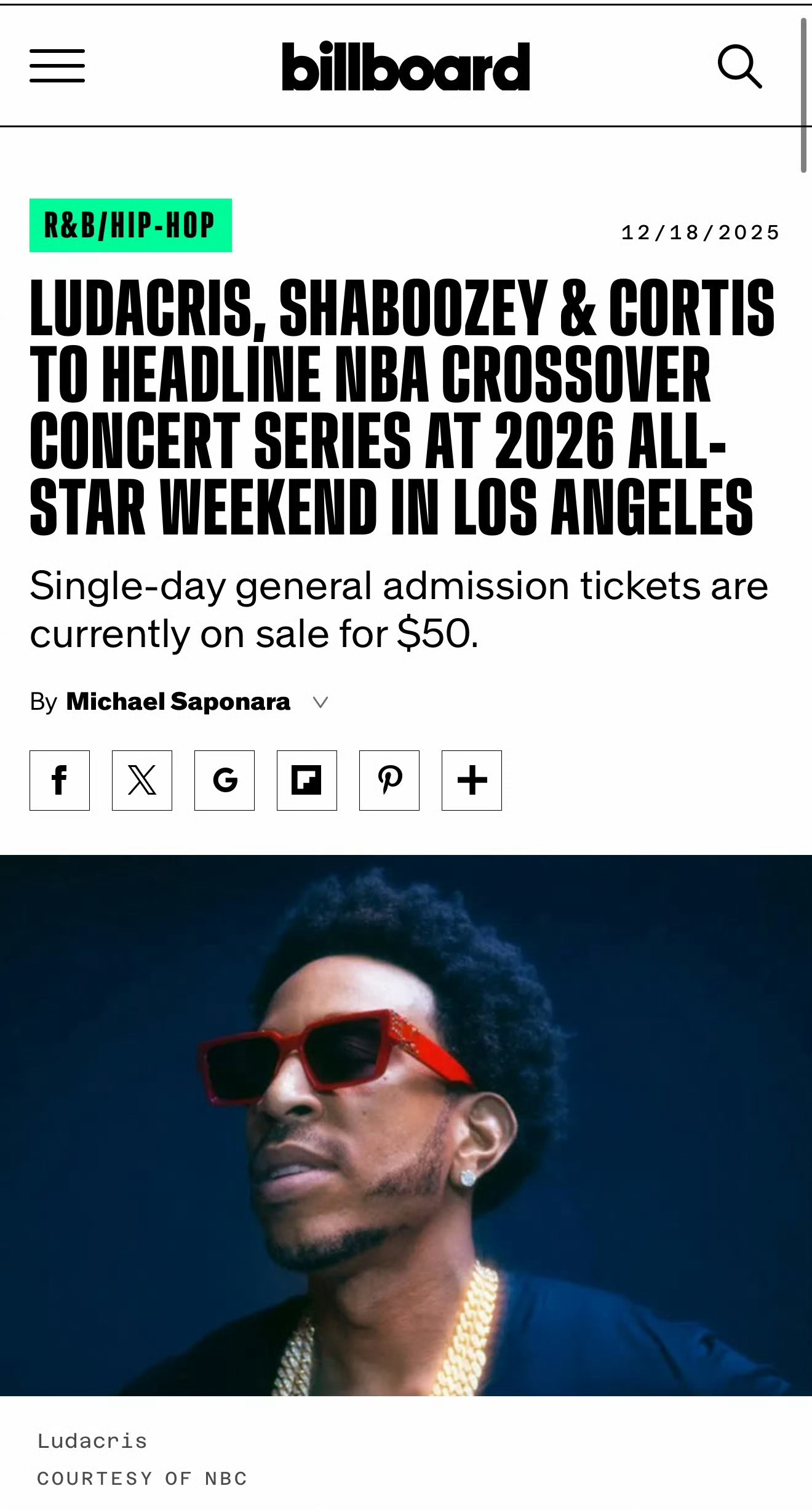 Cortis将登台NBA全明星演唱会 Cortis将于2月12日登台NBA全明星