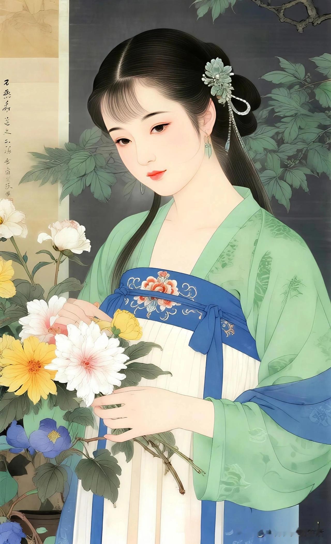 花开花落，美人如画。