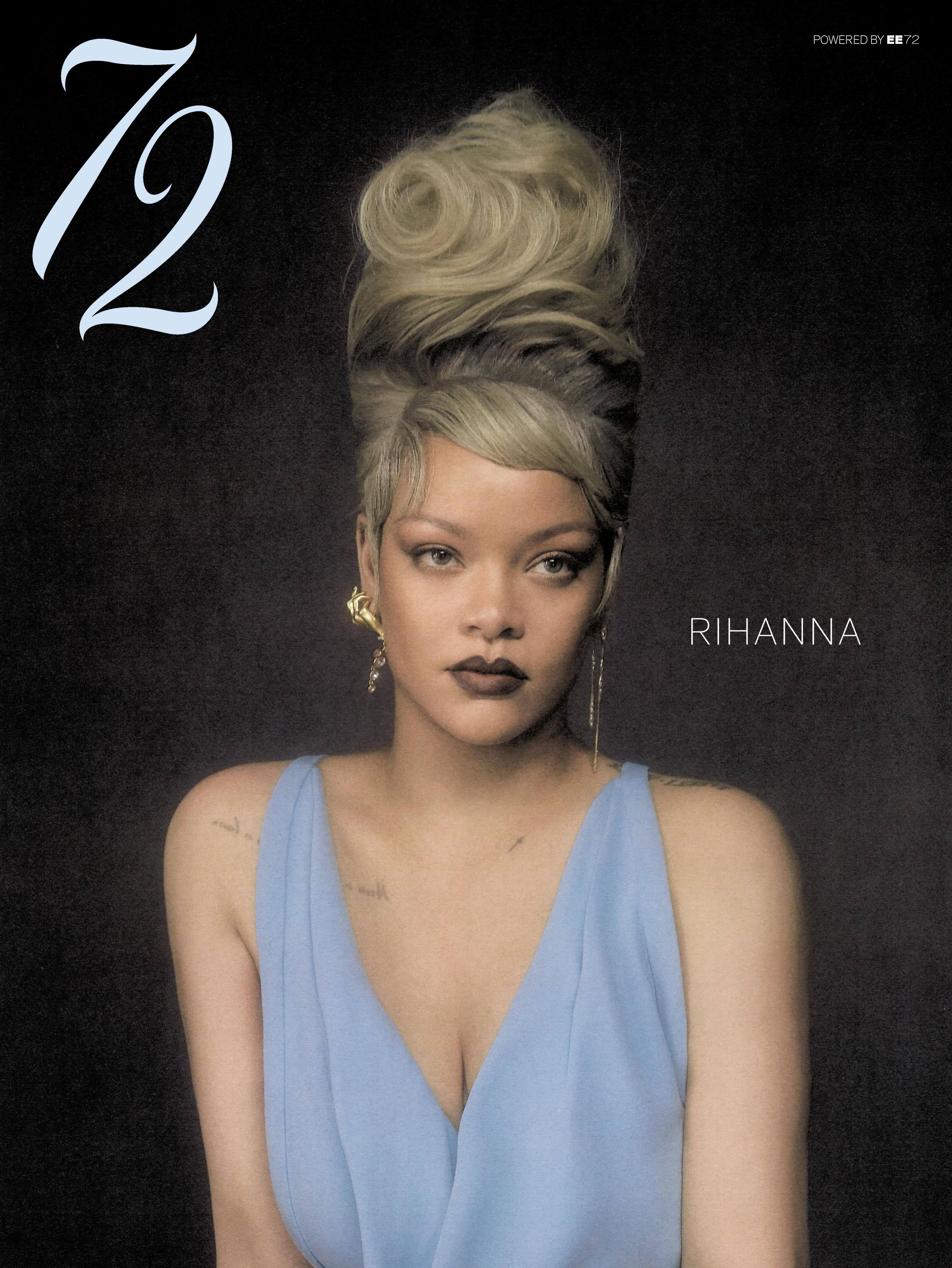 不错 ！Rihanna 亮相 72 Magazine 夏季刊的更多大片揭晓 ，化