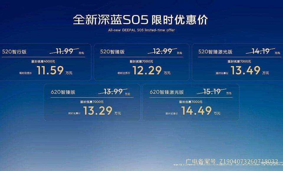 全新深蓝s05 价格公布了大家觉得这个价格咋样？ 