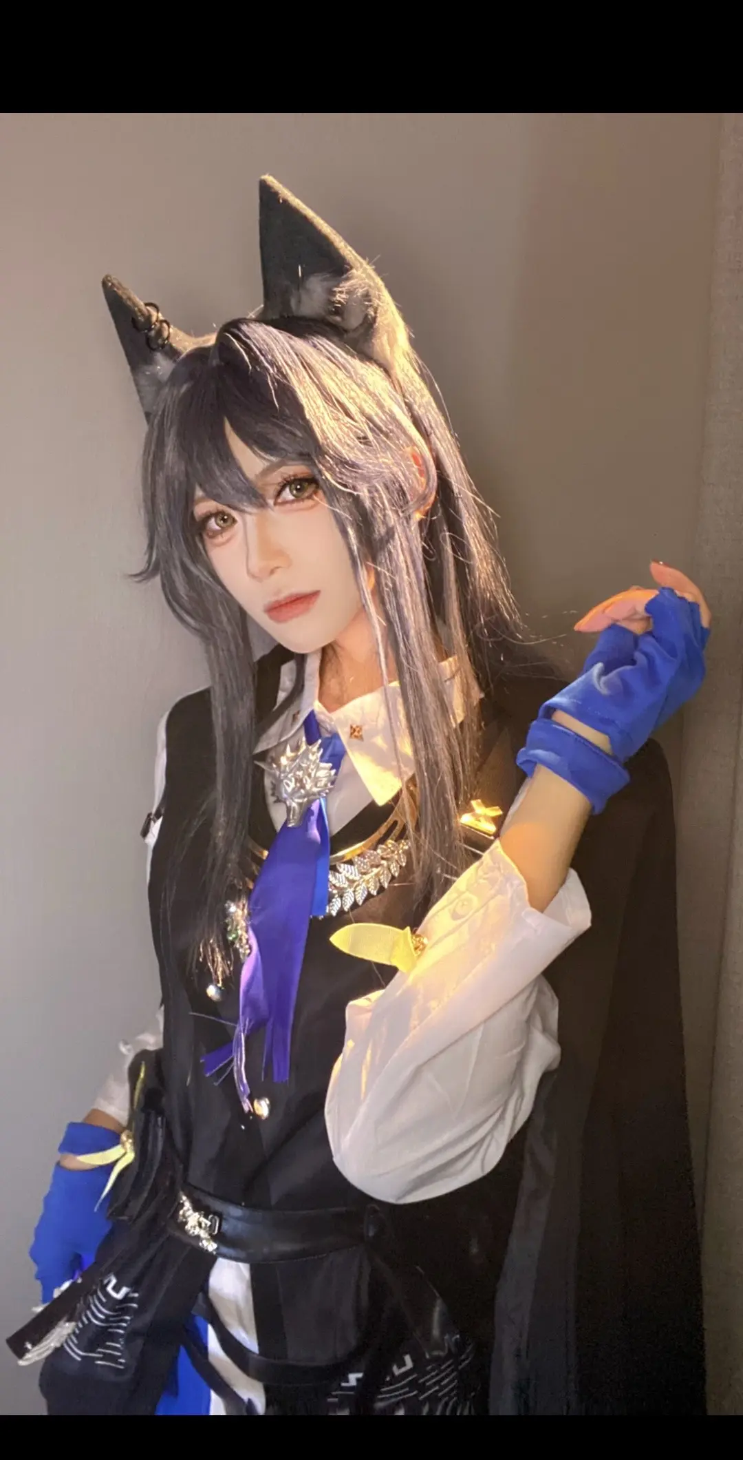 明日方舟红丝绒 明日方舟 德克萨斯 cos