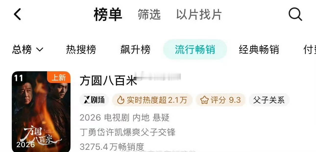 方圆八百米是真的靠质量走上来的剧 