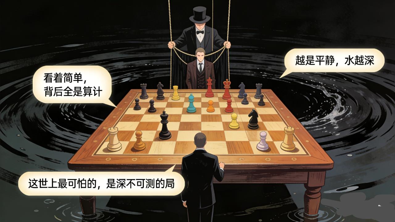 你看到的，只是大国博弈的冰山一角。
真正吓人的，从来不是台面上的硝烟，而是水面之