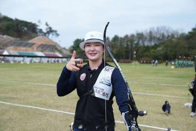 【韩国亚运射箭阵容出炉 奥运三冠王安山落选】国际体坛动态 4月17日，韩国亚运射