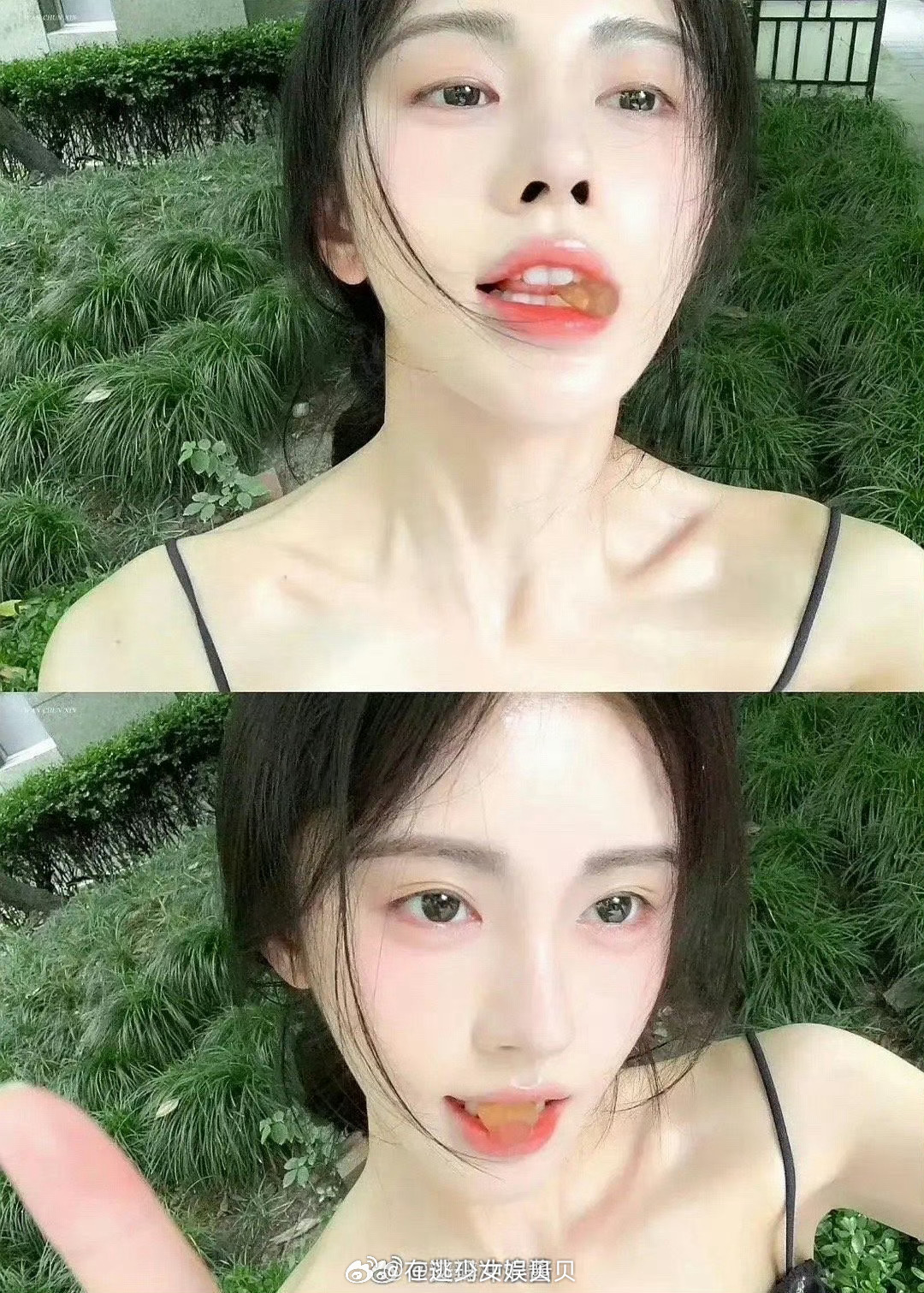 鞠婧祎这几张图给人一种很不舒服的感觉 