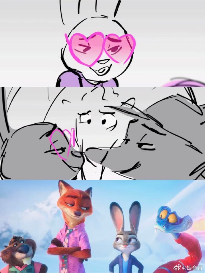疯狂动物城2原设定有狐兔鼻尖糖 幕后特辑放大招！珍藏的狐兔鼻尖名场面曝光，默契与